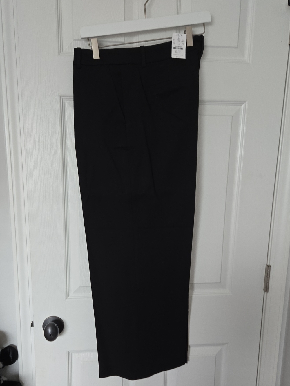 J. Crew Black Women's Straight-Leg Trousers